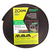 Уплотнитель "ZOOM Classic" D-профиль черный  9х7,5 мм